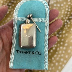Tiffany and Co perfume flask with initials JL